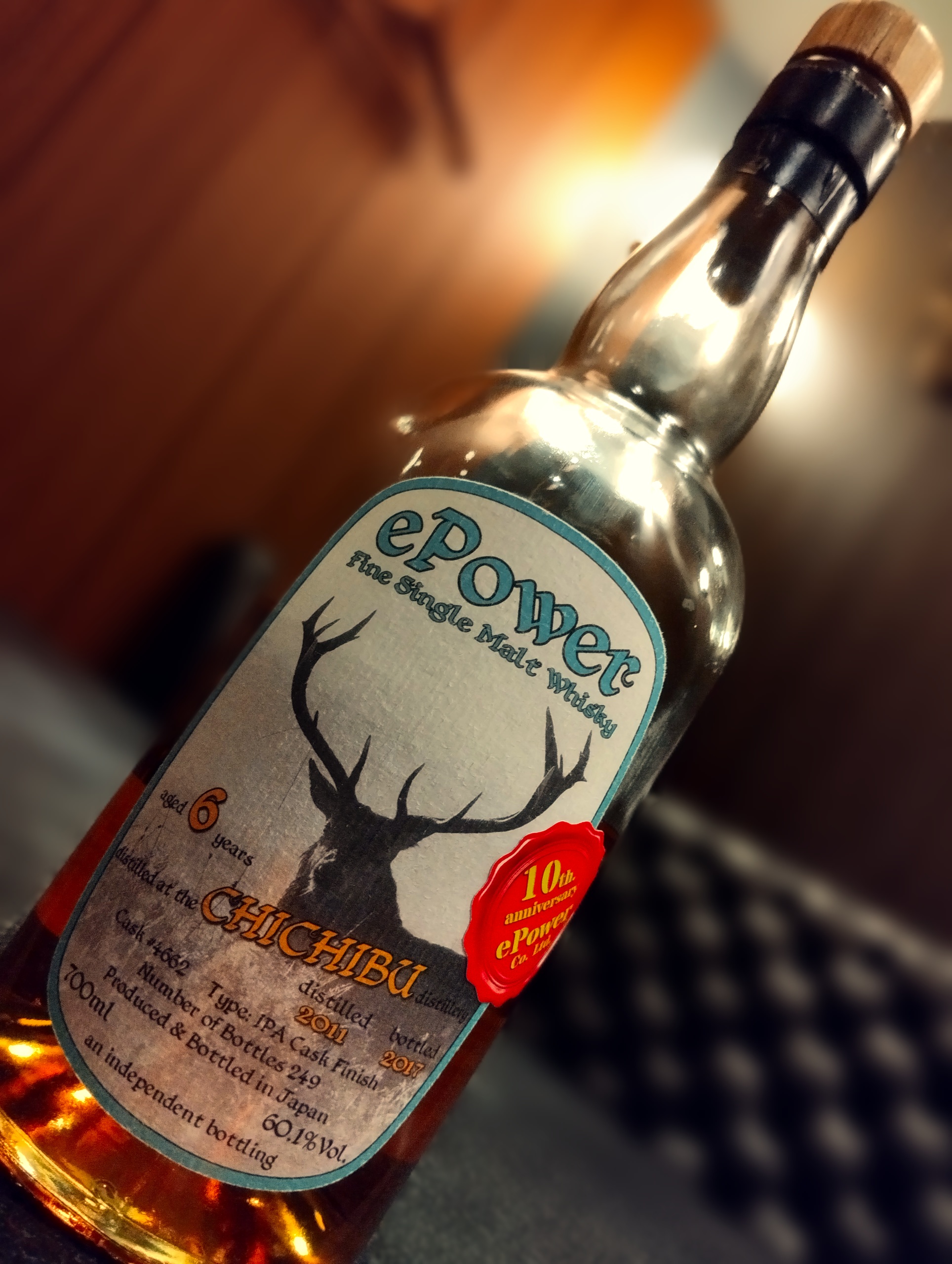 秩父6年 IPAカスク（CHICHIBU 2011 Aged 6years 10th Anniversary 